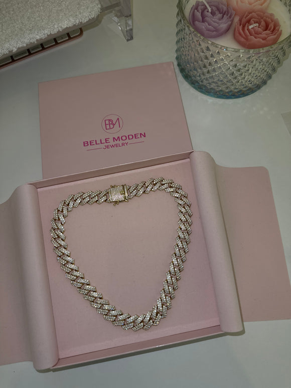 Icy Belle Cuban Necklace