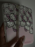 Marble Effect Kitty Phone Case