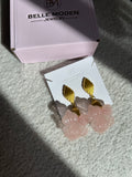 Hibiscus pastel earring