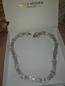 Glacier Baguette Necklace