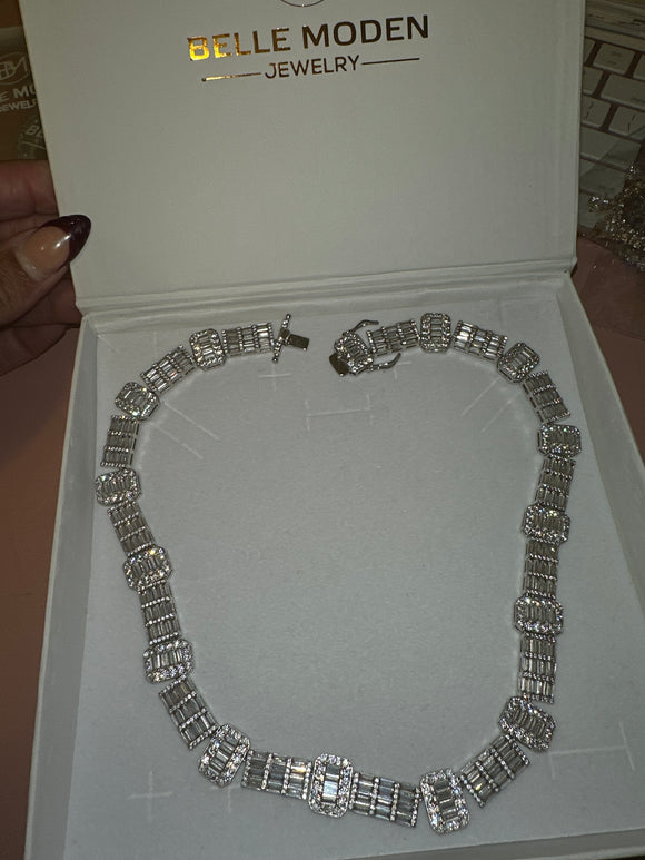 Glacier Baguette Necklace